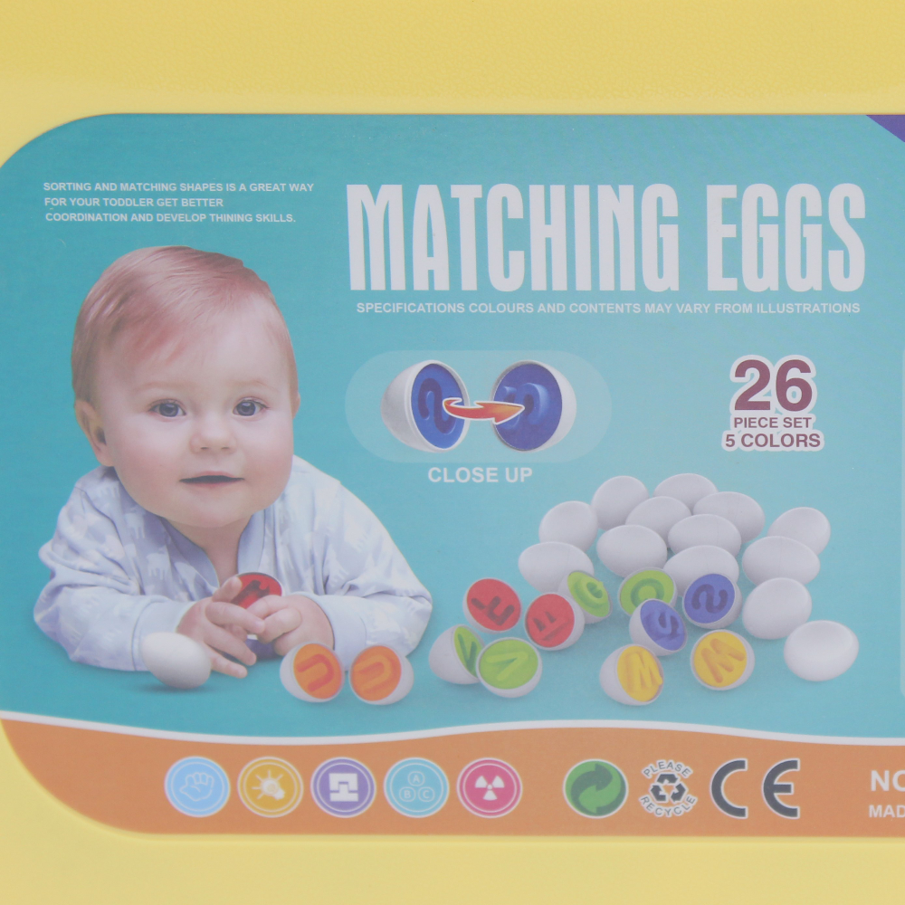 Letter Paired Egg – Early Learning Matching Toy