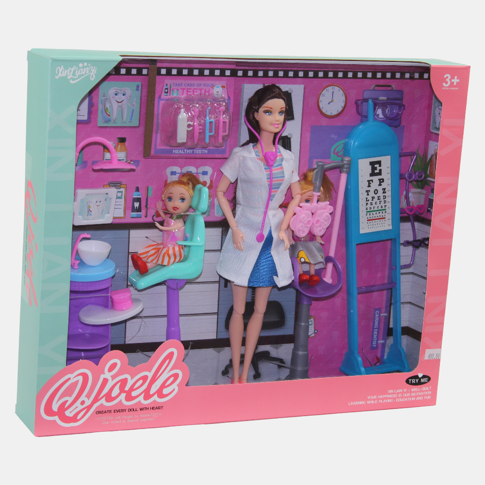 Q.Joele Doll Children’s Clinic Package – Little Doctors in Action
