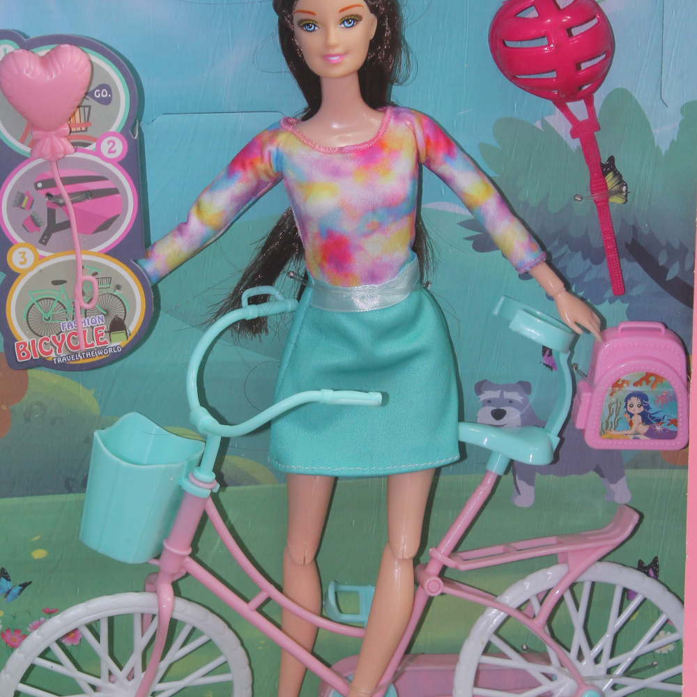 Q.Joele Articulated Doll Bike Set – Adventure Ready for Little Riders