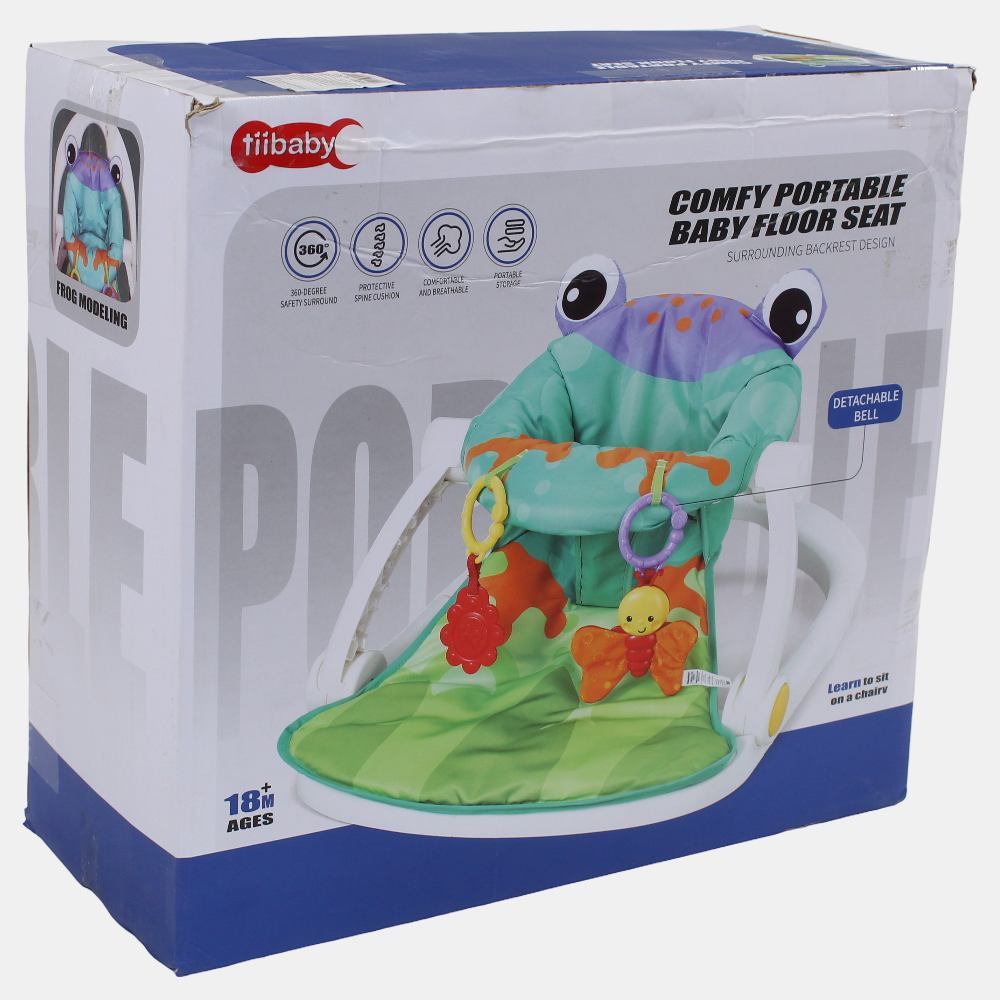 Frog Shaped Portable Baby Floor Seat – Comfortable and Fun Support for Your Baby