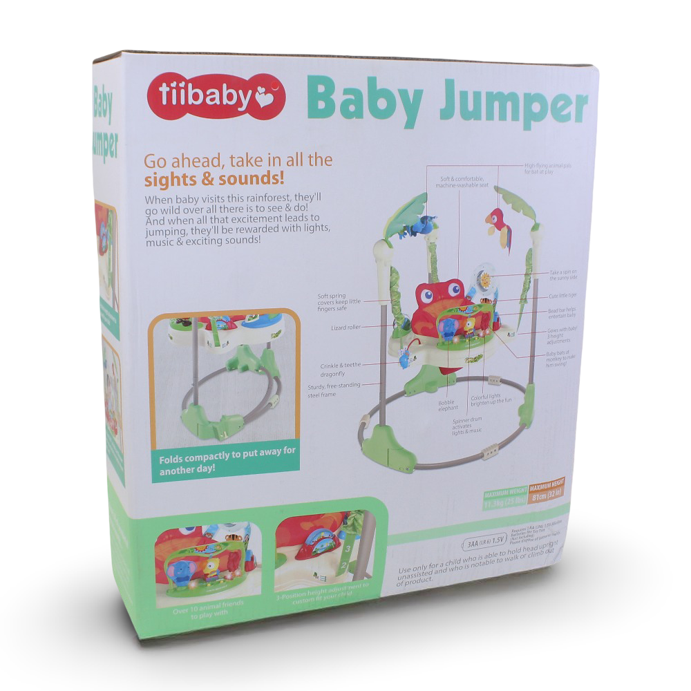 Tiibaby Baby Jumper with Music & Lights