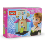 Princess Frozen Building Blocks Playset – Character Display Scene