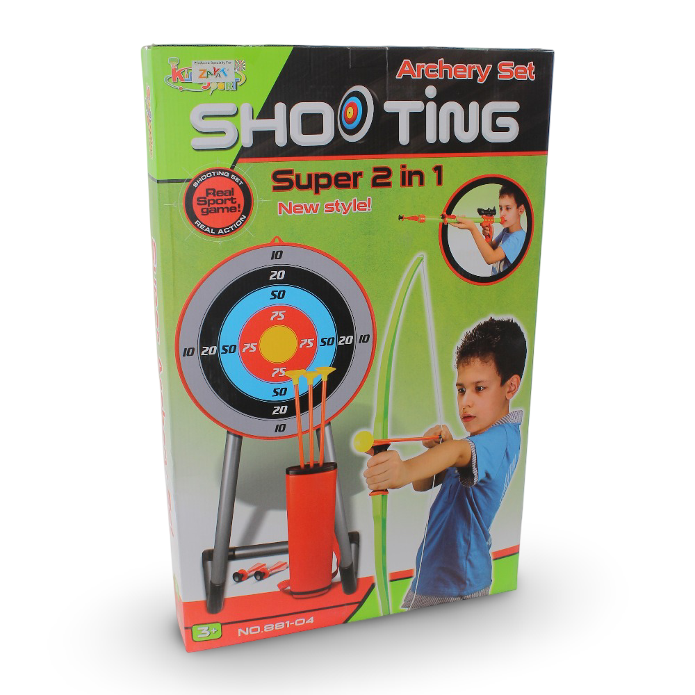 Archery Shooting Set with Stand – Super 2 in 1 - Toys - Kings Sport