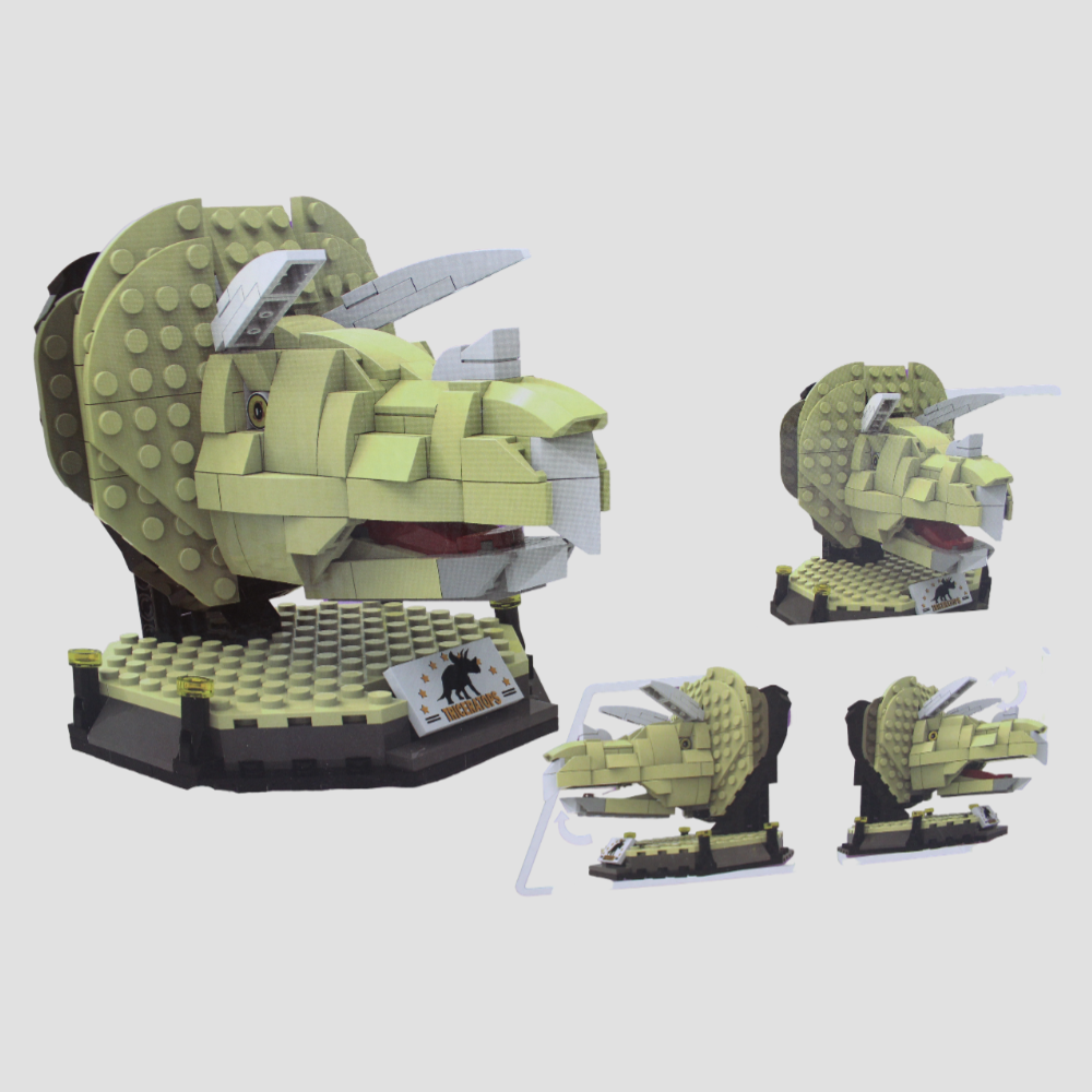 Jurassic Dinosaur Triceratops Building Blocks - 278 Pcs