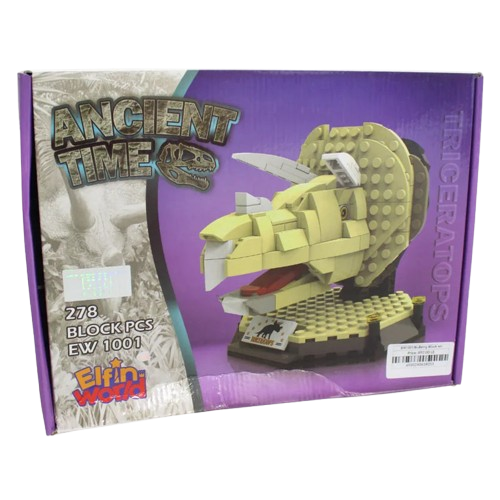 Jurassic Dinosaur Triceratops Building Blocks - 278 Pcs