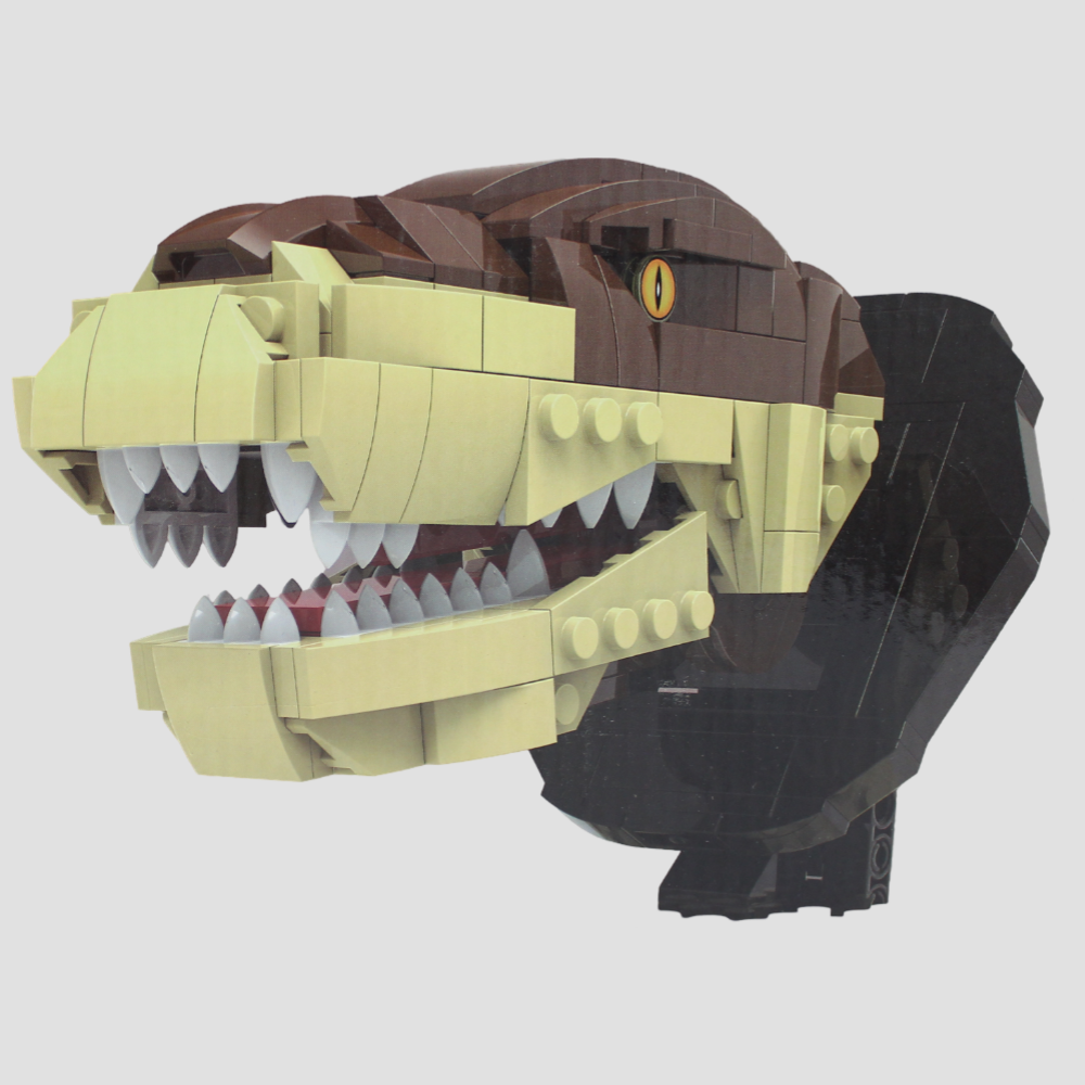 Elfin World Jurassic Dinosaur Rex Building Blocks - 304 Pcs