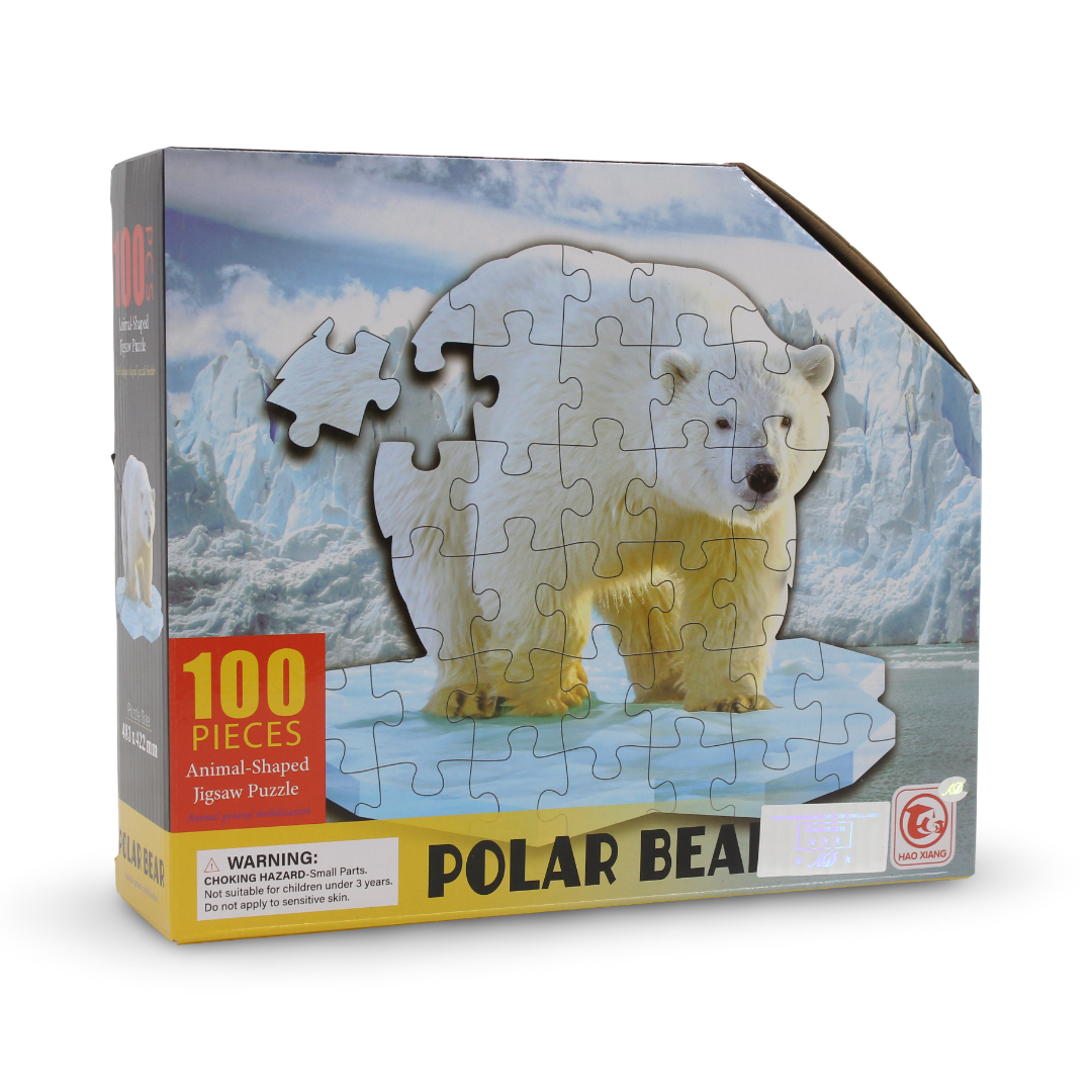 Polar Bear Jigsaw Puzzle – 100 Pcs