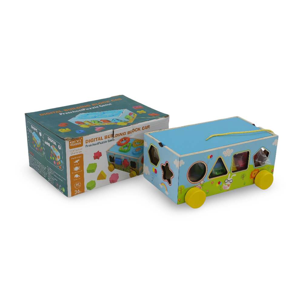 Digital Building Block Car Toy - Toys - OKO