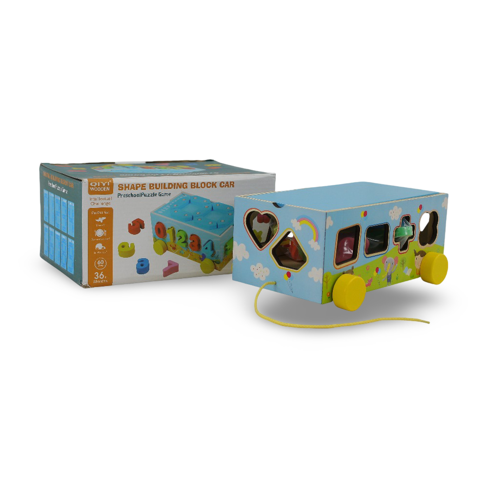 Digital Building Block Car Toy