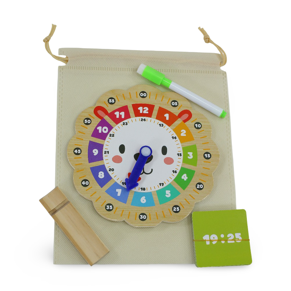 Lion Building Block Clock