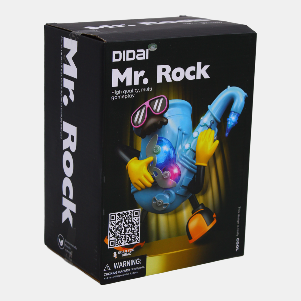 Mr.Rock Musical Cartoon Robot – Singing & Dancing Toy for Kids