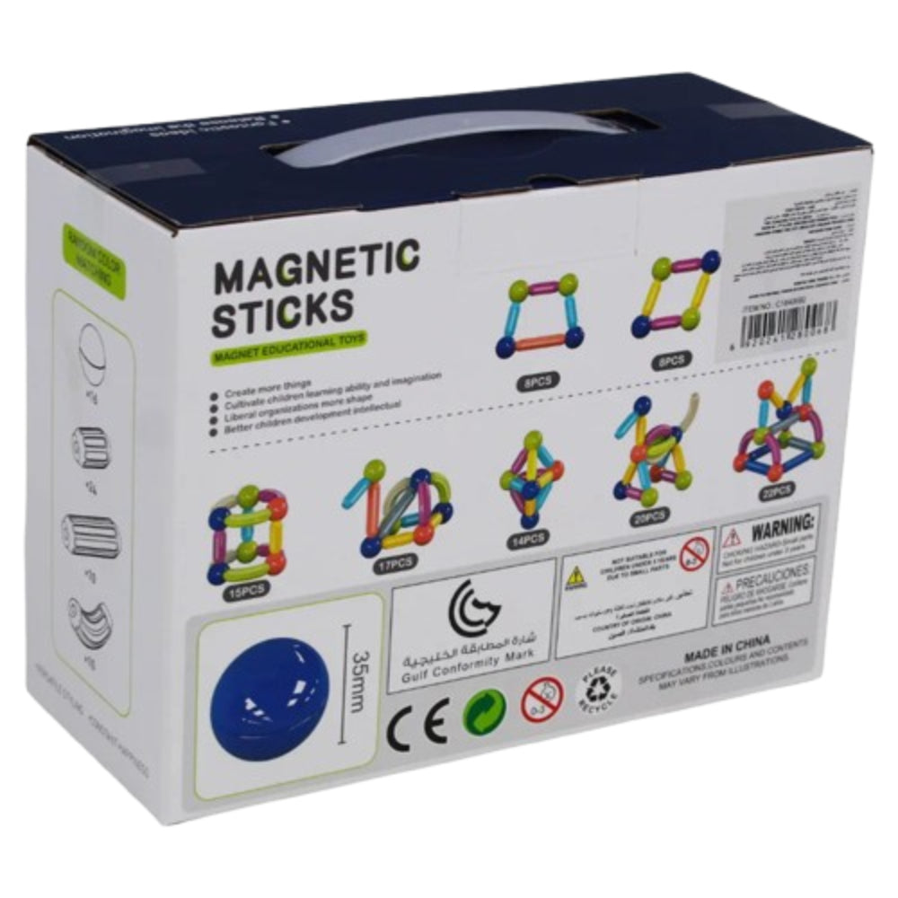 Magnetic Toy Set – 60 Pieces