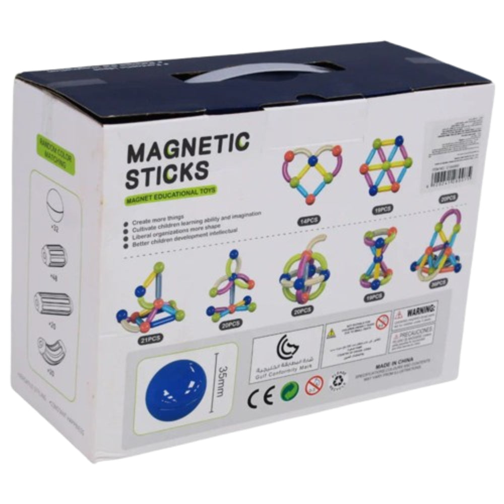 Magnetic Toy Set – 120 Pieces