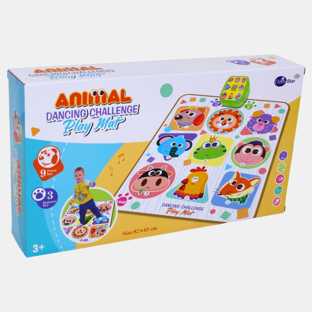 Animal Dancing Challenge Play Mat – Fun & Engaging Play for Boys & Girls
