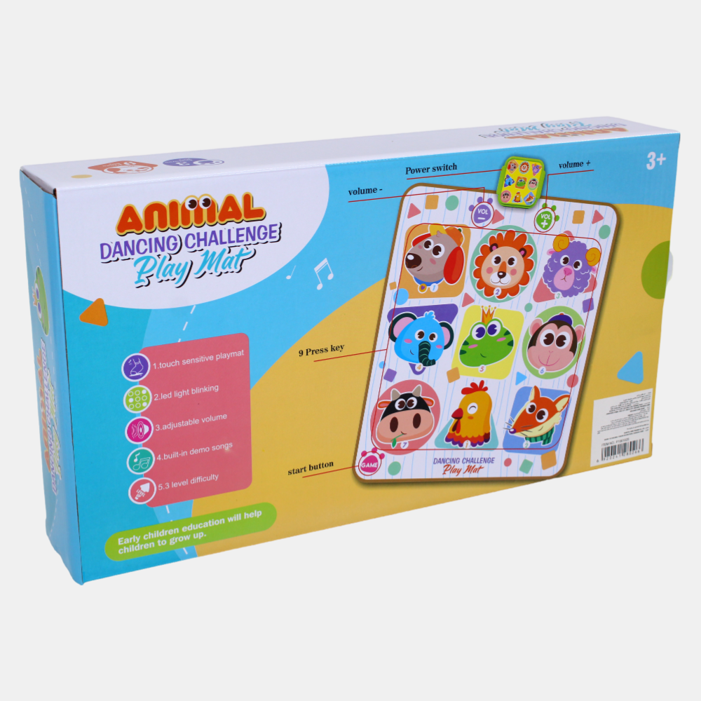 Animal Dancing Challenge Play Mat – Fun & Engaging Play for Boys & Girls