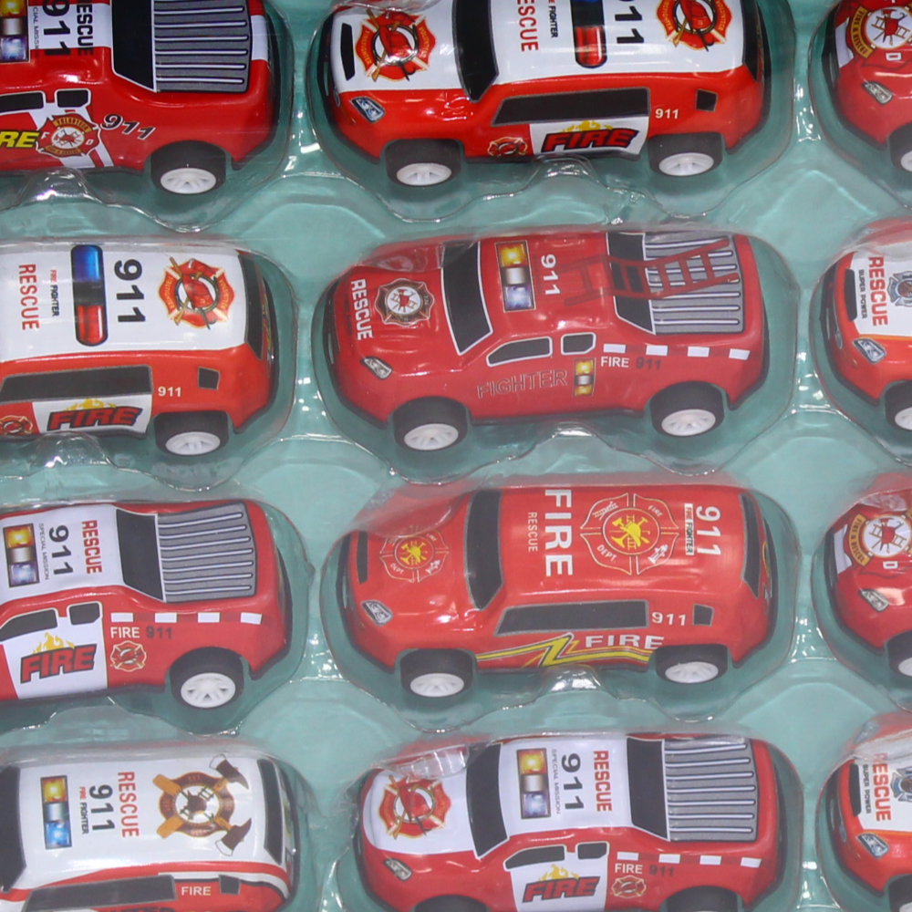 Set of 18 Metal Racing Cars – Pull-Back Feature