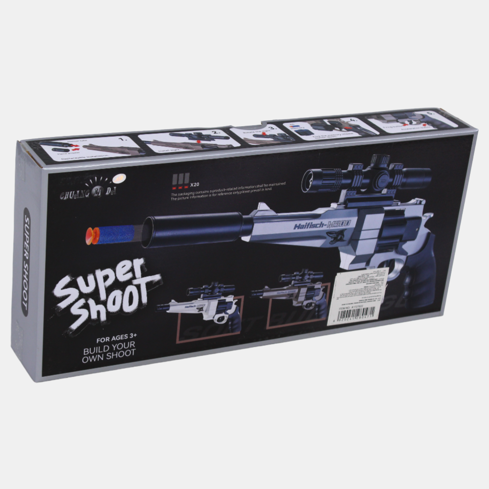 Foam Bullet Gun Toy – Safe & Fun Toy for Kids