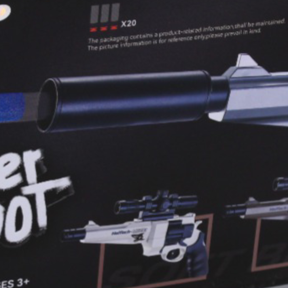 Foam Bullet Gun Toy – Safe & Fun Toy for Kids