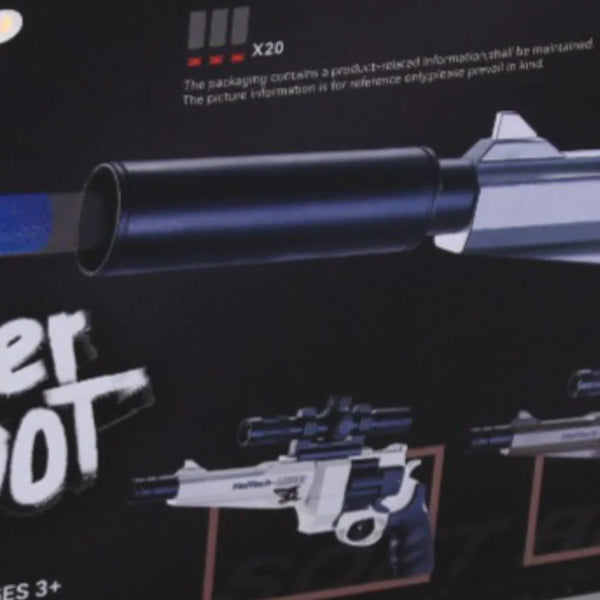 Foam Bullet Gun Toy – Safe & Fun Toy for Kids