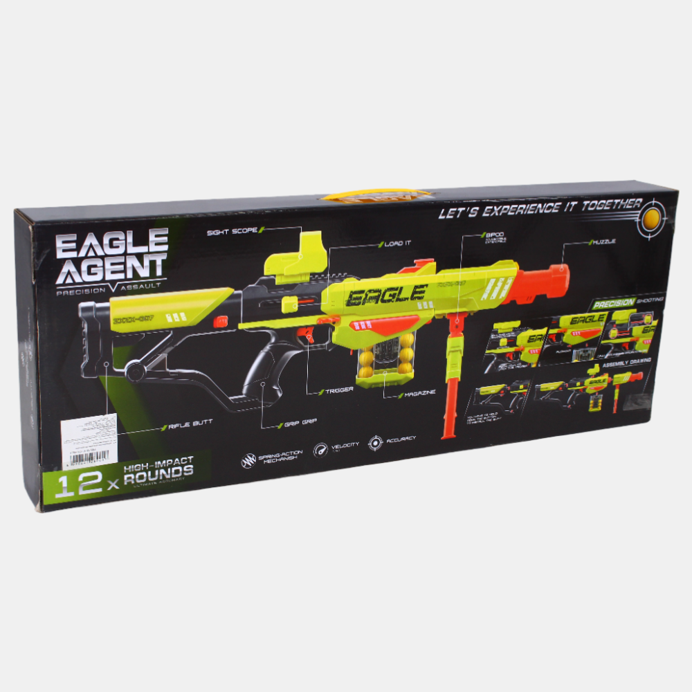 Eagle Agent Foam Ball Launcher Toy Gun