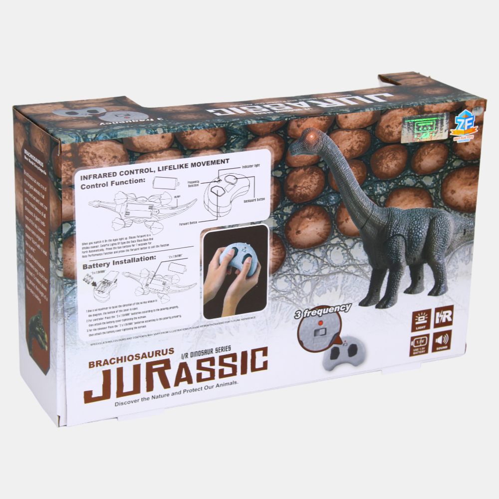 Remote Controlled Bronze Dinosaur Toy