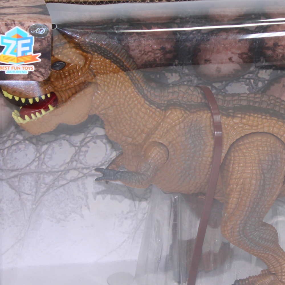 Remote Controlled Tyrannosaurus Rex Dinosaur Toy – Brown