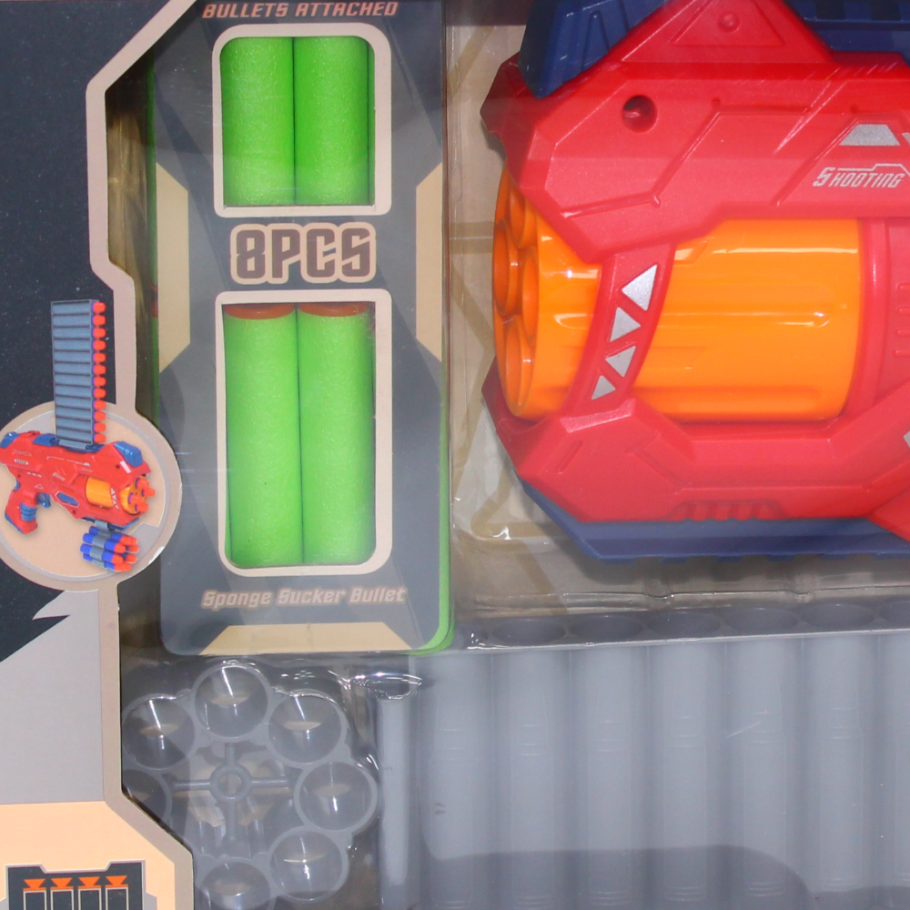 DIY Puzzle Assembly Soft Bullet Gun Toy