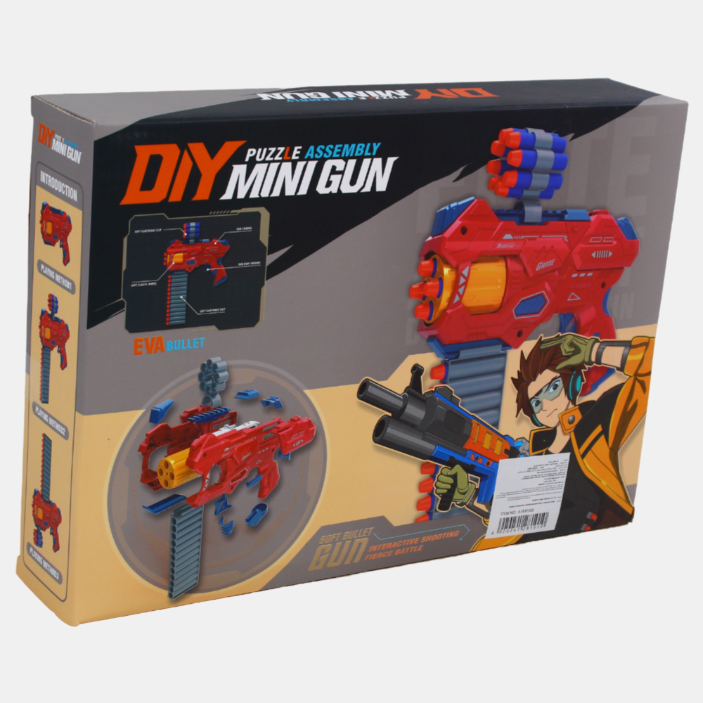 DIY Puzzle Assembly Soft Bullet Gun Toy