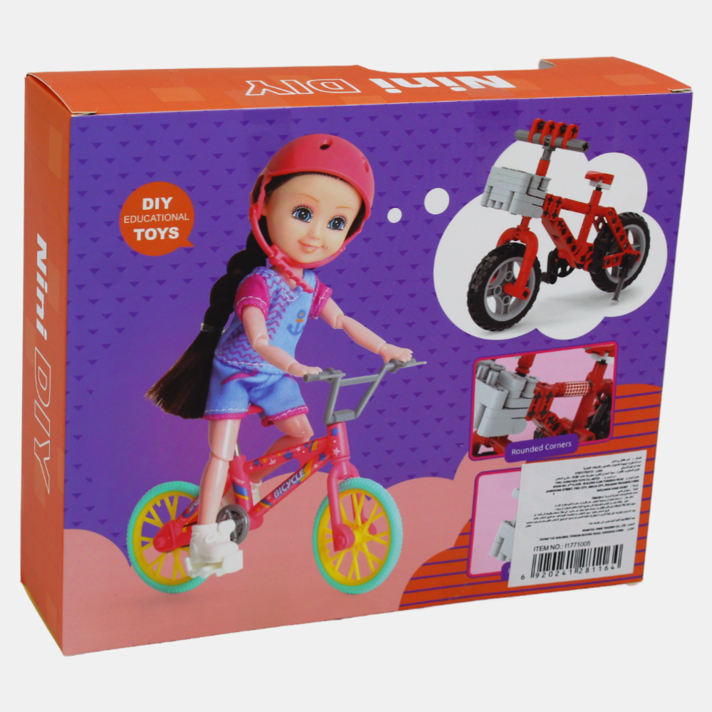 Nini Doll with Construction Toy – DIY Playset