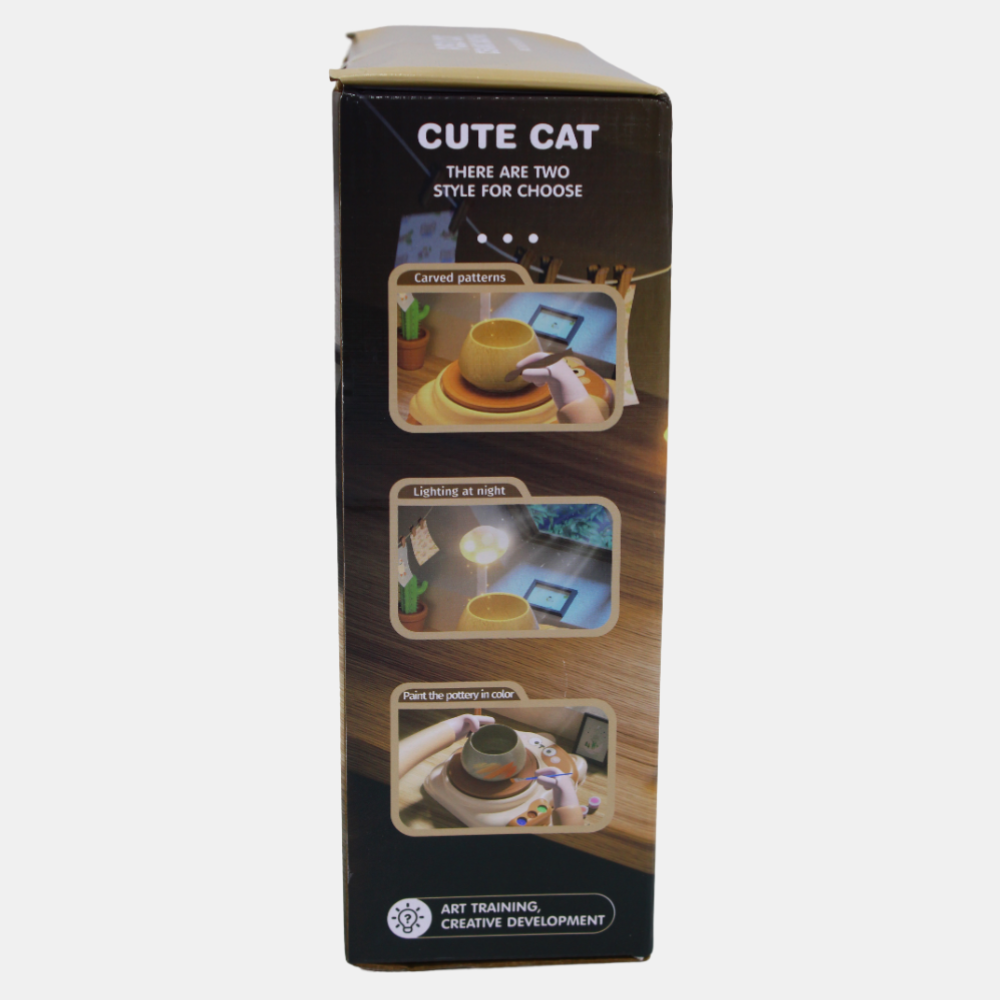 Pussy Cat Ceramic Machine – Mini Pottery Wheel & Sculpting Set