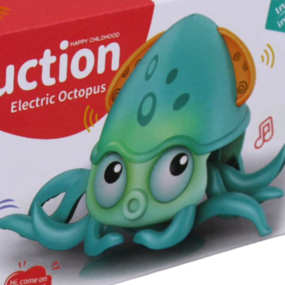 Induction Electric Octopus Toy – Interactive Musical Baby Toy