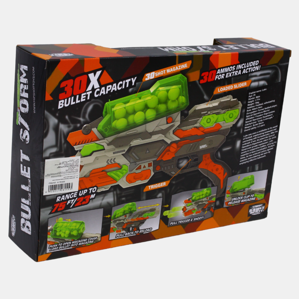 Hip Shot Machine Gun – 30 Soft Bullets