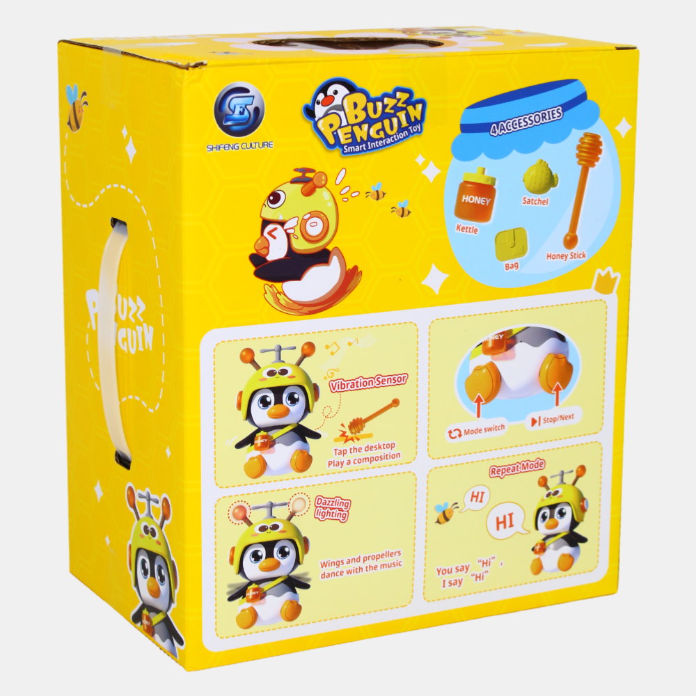 Penguin Buzzing Musical Toy – Smart Early Learning Fun for Kids
