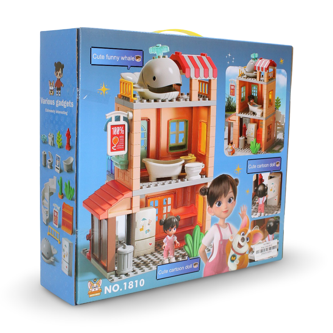 Feelo Genius Architect Villa Building Block Set – 141 Pcs