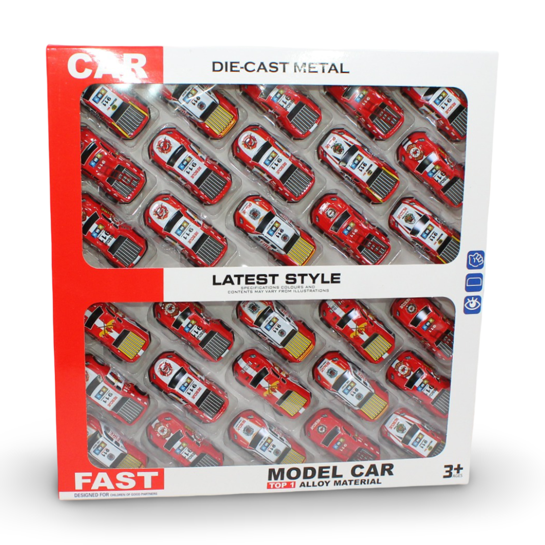 Die-Cast Metal Toy Racing Cars – 30 Pcs