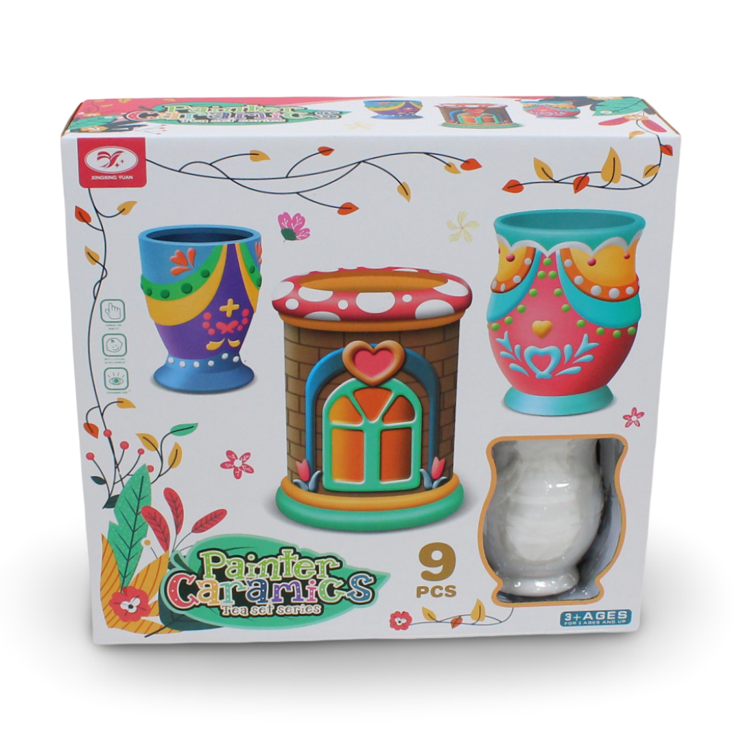 Xingxing Yuan Painter Ceramics Tea Set