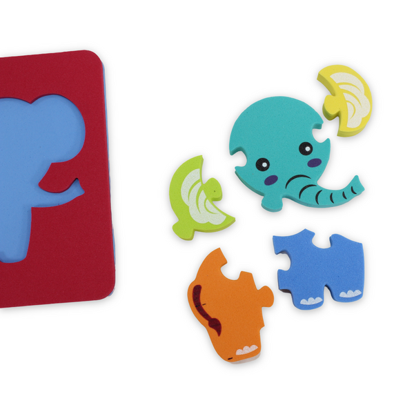 Multicolor Elephant 3D Wooden Puzzle