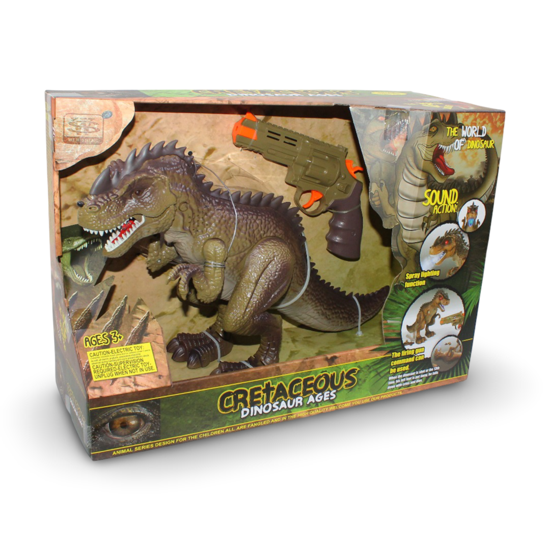 Cretaceous Dinosaur Ages Toy Set with Gun