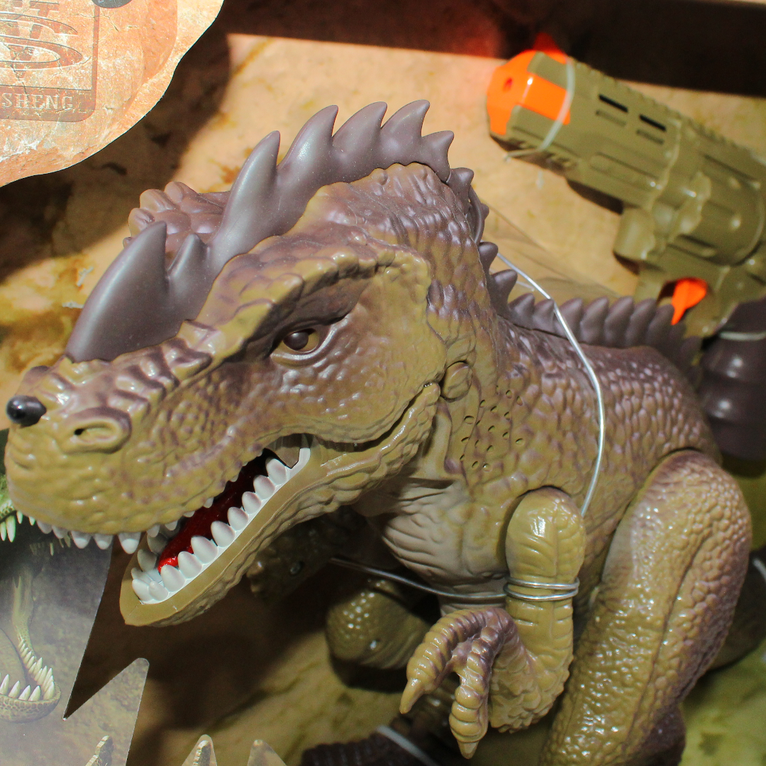 Cretaceous Dinosaur Ages Toy Set with Gun