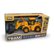 WDSJ Construction Team Inertia-Powered Toy Bulldozer