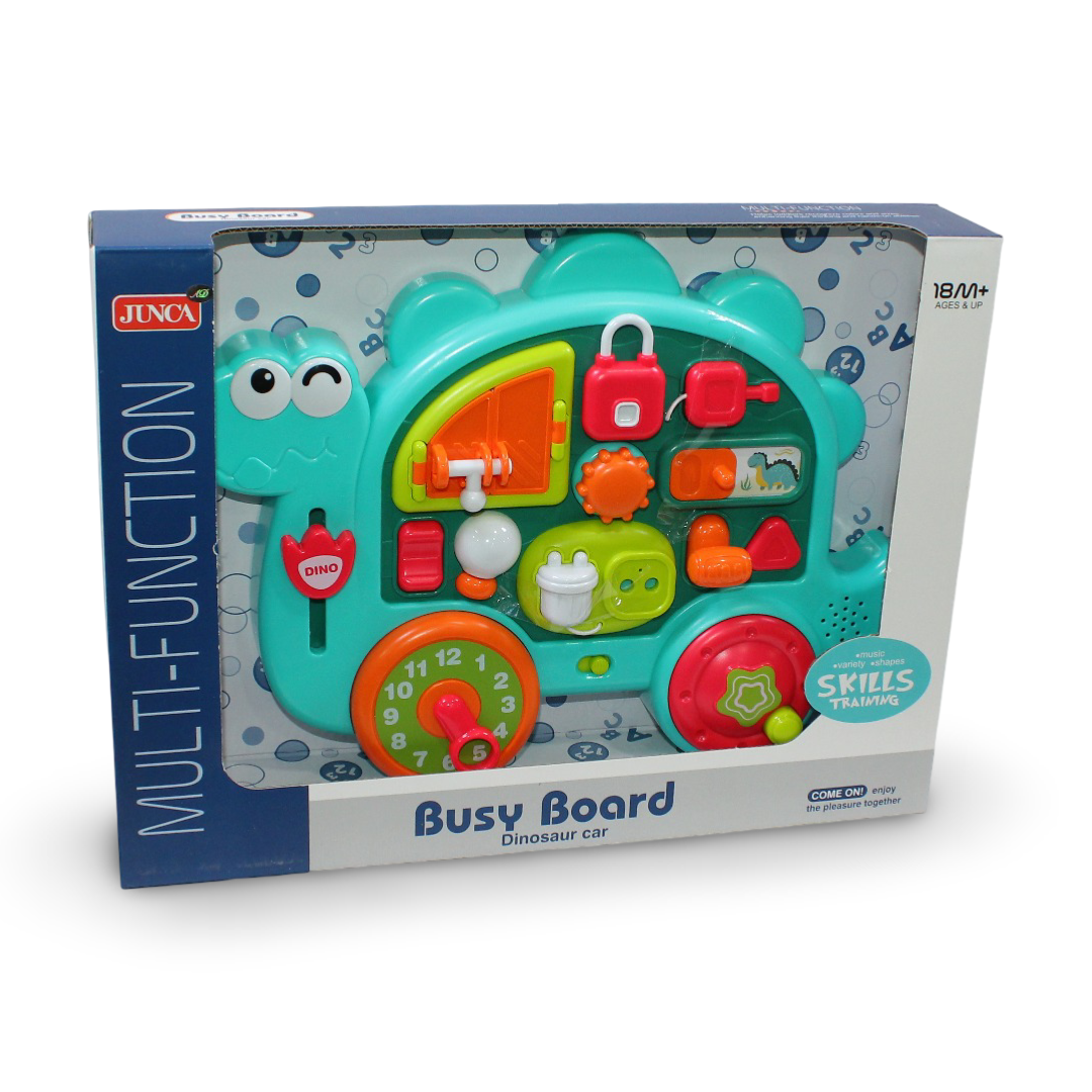 Junca Multi-Function Dinosaur Busy Board