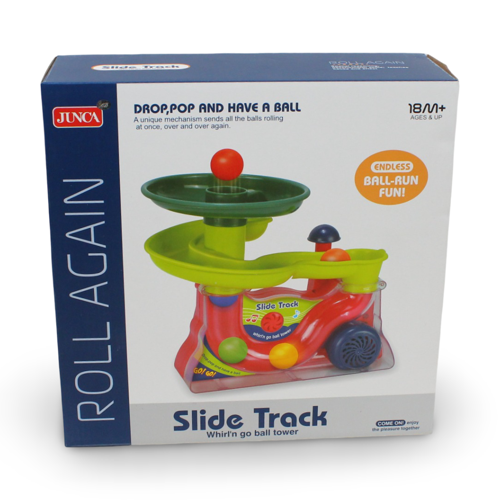 Junca "Slide Track" Whirl'n Go Ball Tower - Toys