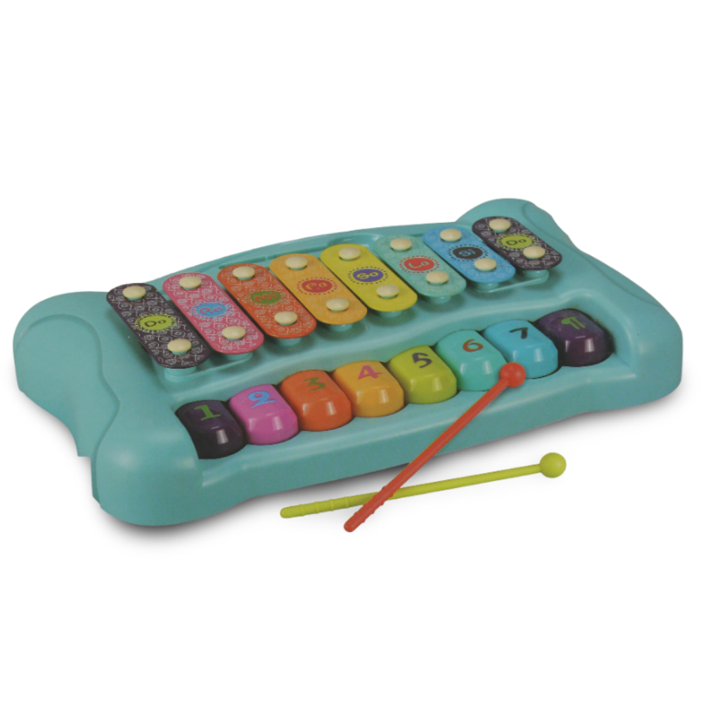 Junca Little Xylophonist Colorful 8-Note Musical Toy Xylophone