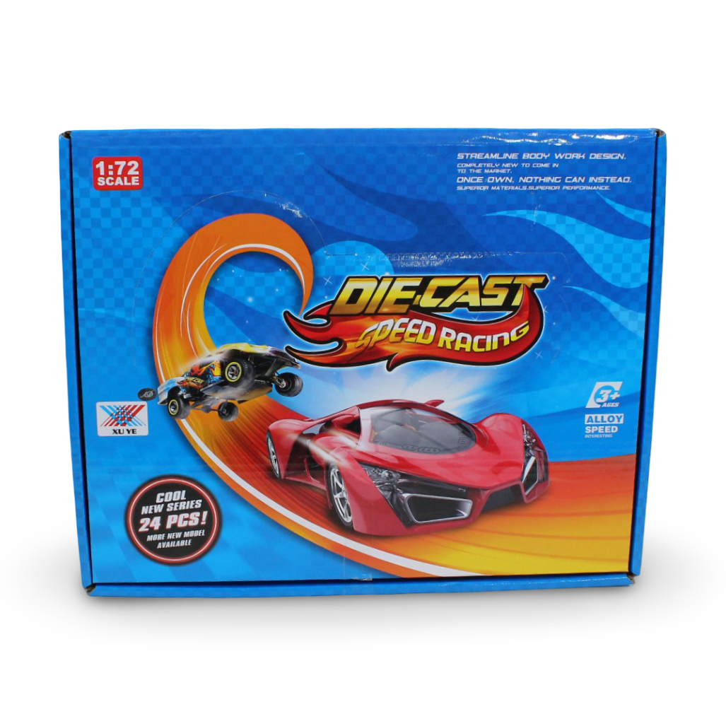 Die-cast Speed Racing Toy Car Set 1:72 Scale
