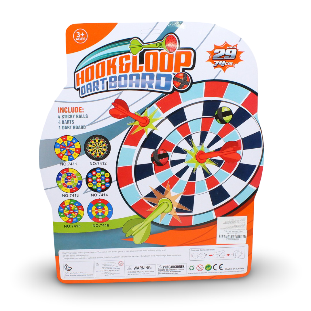 LeCheng Hook and Loop Safety Dartboard Set