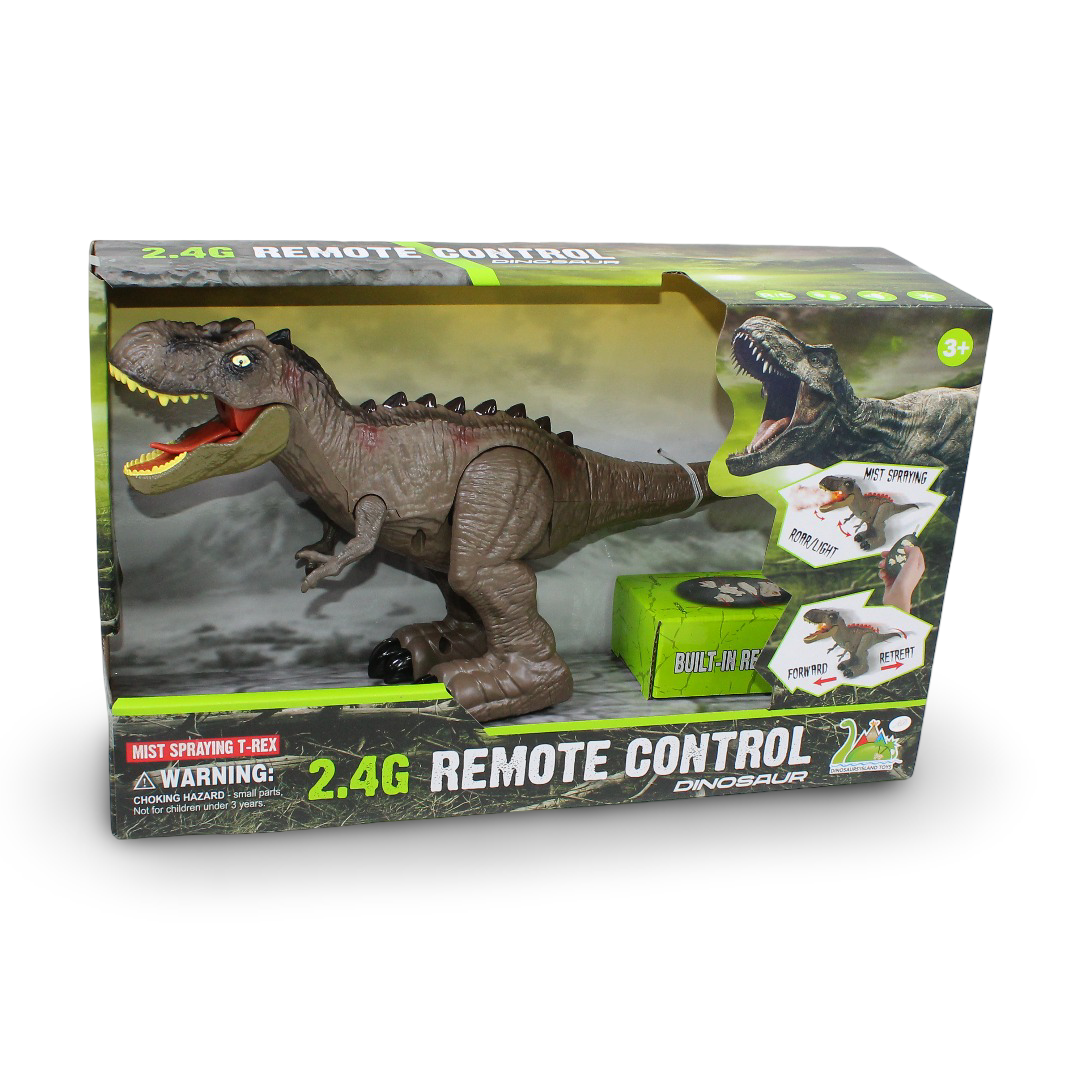 2.4G Remote Control Mist Spraying T-Rex Dinosaur Toy - Toys - Egypt