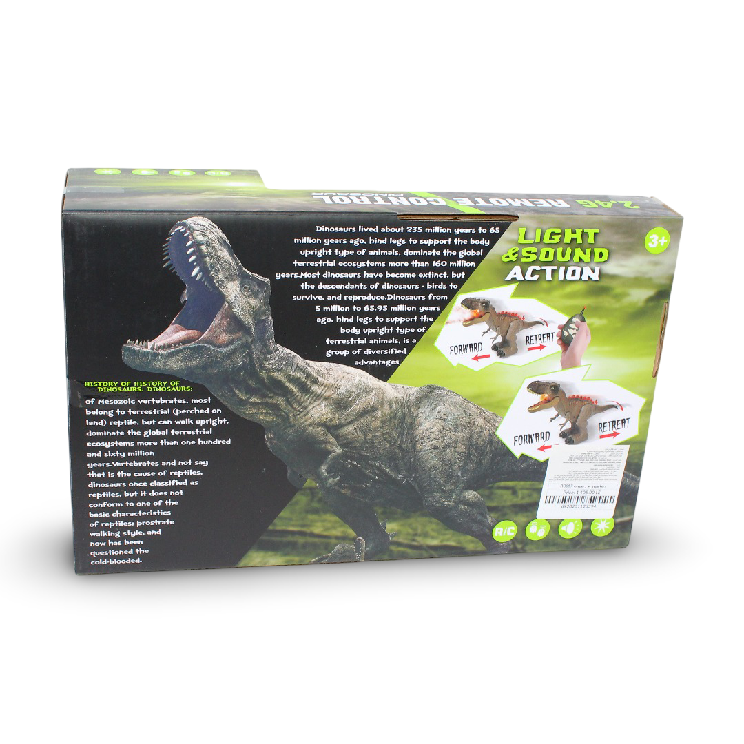 2.4G Remote Control Mist Spraying T-Rex Dinosaur Toy