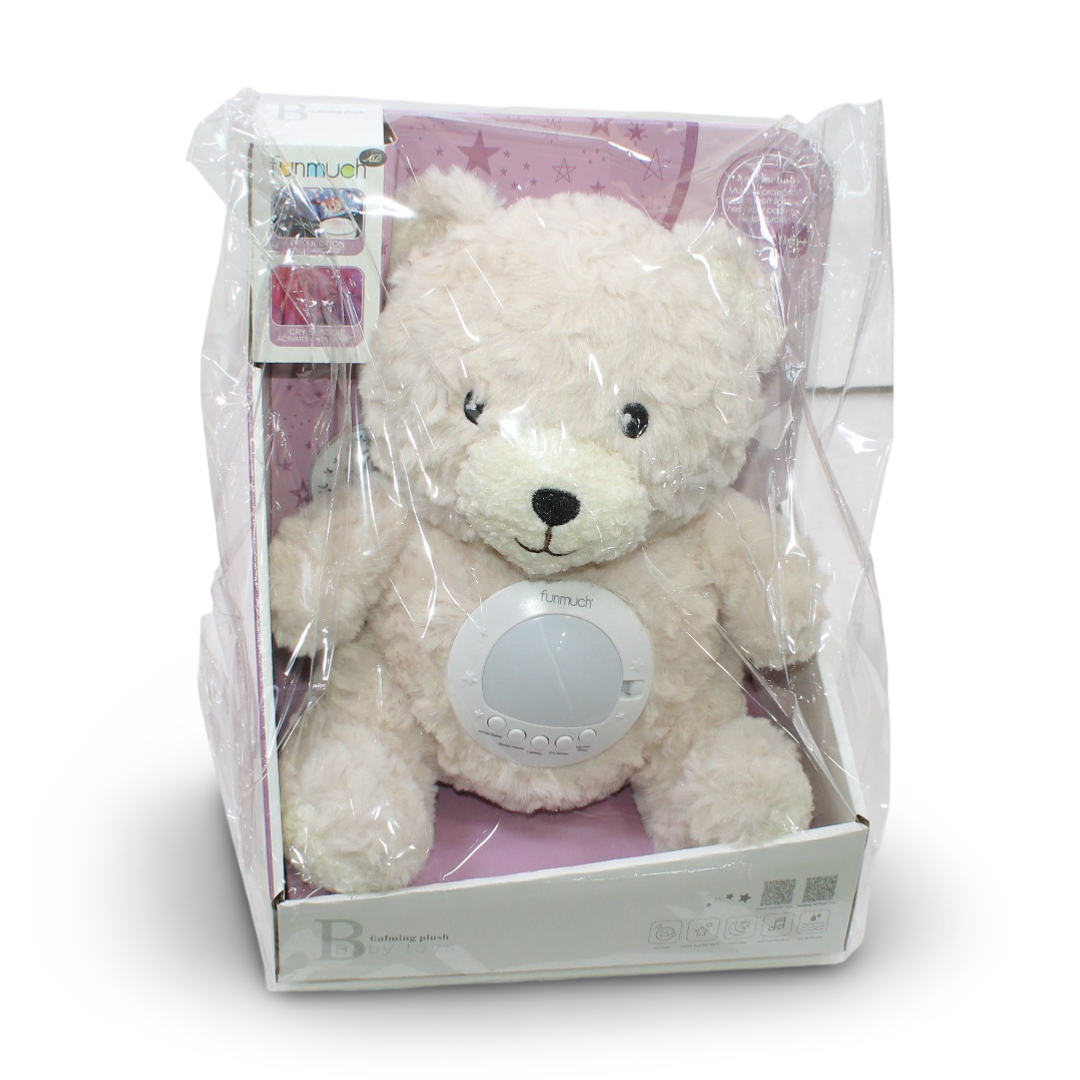 Funmuch Teddy Bear Baby Sleep Plush Projector Toy - Toys - Egypt
