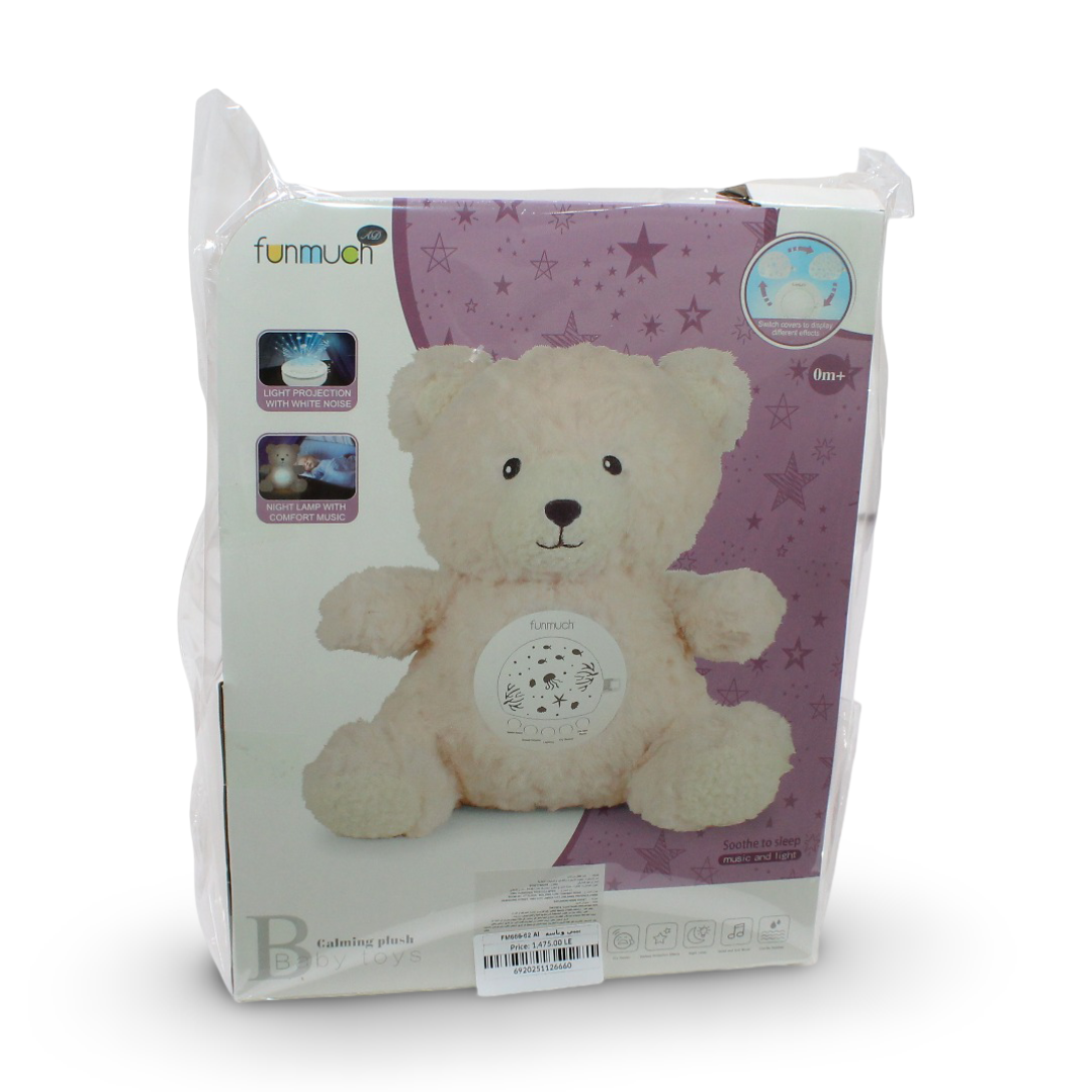 Funmuch Teddy Bear Baby Sleep Plush Projector Toy