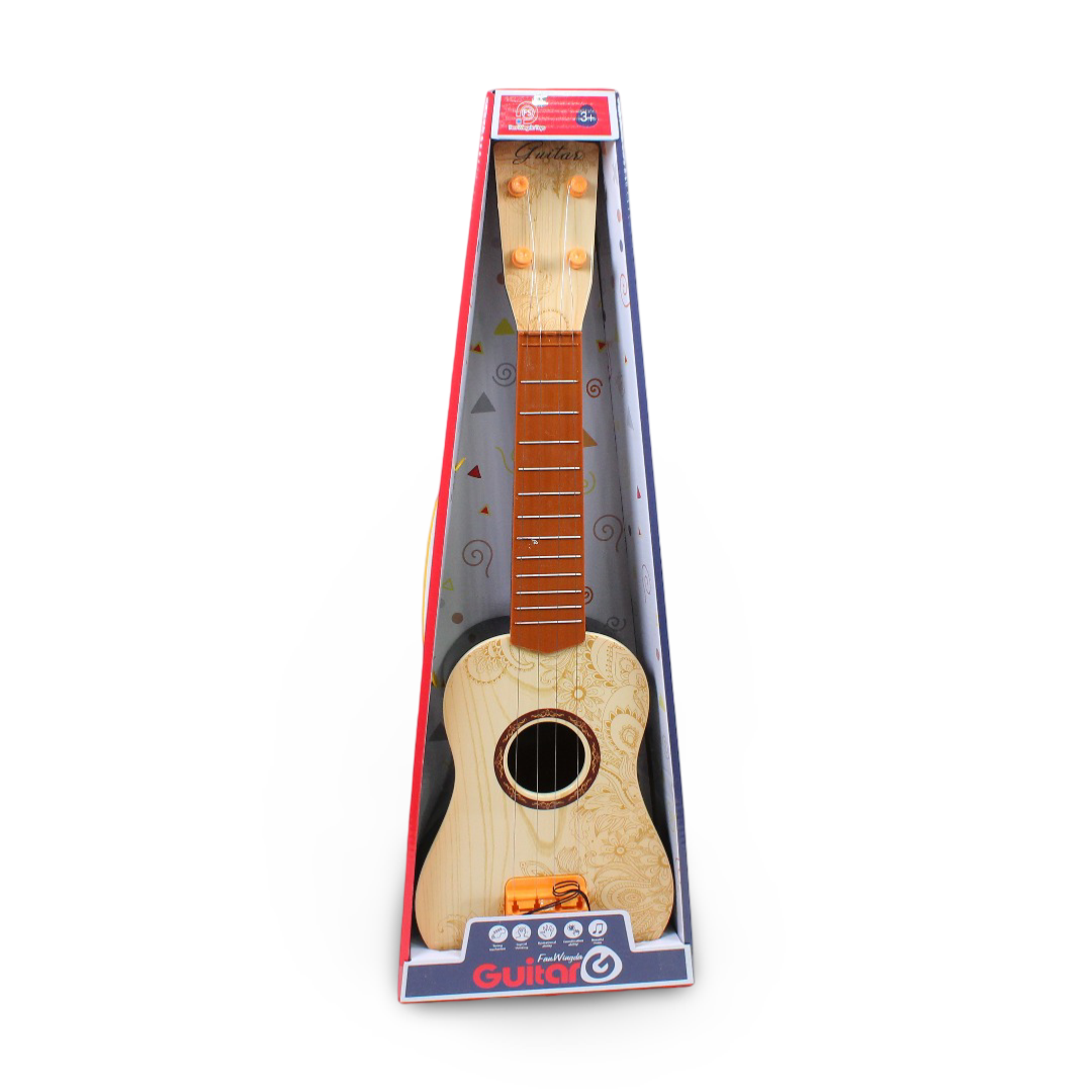 Fan Wingda Toys Angle Wood Grain Guitar – 21 Inches - Egypt